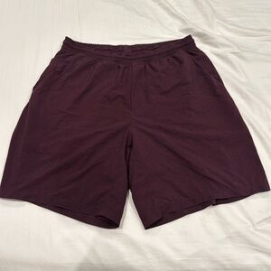 Men’s XL Lululemon Dark Red/purple shorts